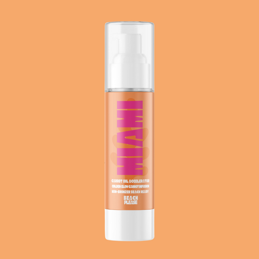 Miami Golden Glow With Carrot Oil Tanning Accelerator, Non-Bronzer Beach Ready 150ml